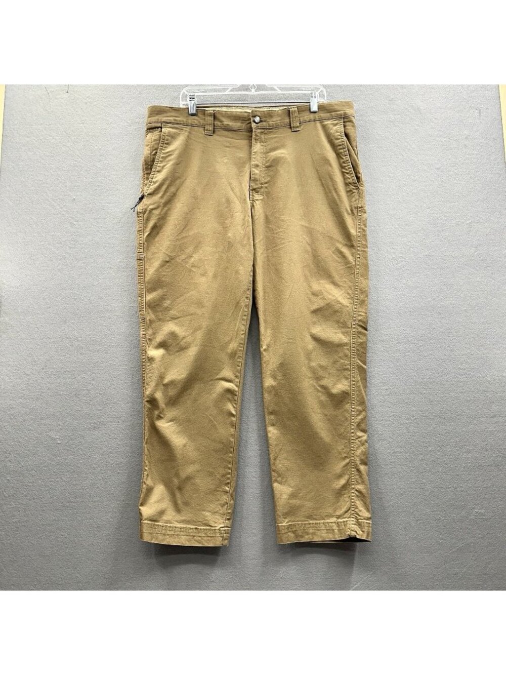 Columbia Cargo Pants Men 38x30 Regular Fit Tan Outdoor Travel Lightweight Hiking